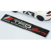 DK Tuning TRD Sports Metal Body Plaka Logo Arma Toyota İle Uyumlu thumbnail 3