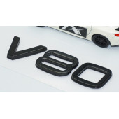 DK Tuning V80 Siyah ABS 3M 3D Bagaj Yazı Logo Volvo İle Uyumlu - 3