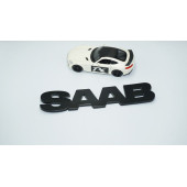 DK Tuning Saab Bagaj Parlak Siyah ABS Logo Amblem Arma - 2