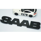 DK Tuning Saab Bagaj Parlak Siyah ABS Logo Amblem Arma - 3
