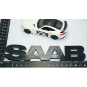DK Tuning Saab Bagaj Parlak Siyah ABS Logo Amblem Arma - 5