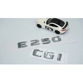 DK Tuning E250 CGi Bagaj Krom ABS 3M 3D Yazı Logo Benz İle Uyumlu - 2