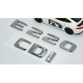 DK Tuning E220 CDi Bagaj Krom ABS 3M 3D Yazı Logo Benz İle Uyumlu - 3