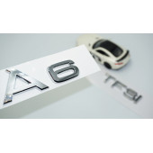 DK Tuning Audi A6 TFSi Krom ABS 3M 3D Bagaj Yazı Logo thumbnail 1
