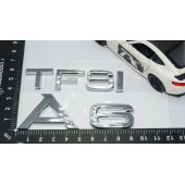 DK Tuning Audi A6 TFSi Krom ABS 3M 3D Bagaj Yazı Logo thumbnail 4