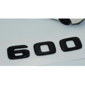 Dk Benz 600 Brabus Bagaj Siyah Abs 3m 3d Yazı Logo - 3