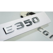 DK Tuning E350 CGi Bagaj Krom ABS 3M 3D Yazı Logo Benz İle Uyumlu thumbnail 1