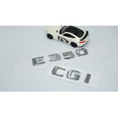 DK Tuning E350 CGi Bagaj Krom ABS 3M 3D Yazı Logo Benz İle Uyumlu thumbnail 2