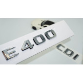 DK Tuning E400 CDi Bagaj Krom ABS 3M 3D Yazı Logo Benz İle Uyumlu thumbnail 1