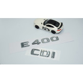 DK Tuning E400 CDi Bagaj Krom ABS 3M 3D Yazı Logo Benz İle Uyumlu thumbnail 2