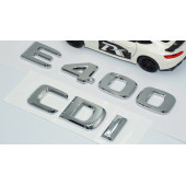 DK Tuning E400 CDi Bagaj Krom ABS 3M 3D Yazı Logo Benz İle Uyumlu thumbnail 3