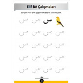 Elif-BA çalışmaları YAZ-SİL Kitabı (Silinebilir KALEM Hediyeli) - 3