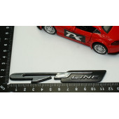 DK Kia GT Line Bagaj Logo 3M 3D Krom Siyah Metal Logo - 4