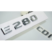 DK Tuning E280 CDi Bagaj Krom ABS 3M 3D Yazı Logo Benz İle Uyumlu - 1