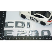 DK Tuning E280 CDi Bagaj Krom ABS 3M 3D Yazı Logo Benz İle Uyumlu - 4