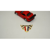 DK Chevrolet Camaro 3M 3D Gold Metal Bagaj Logo - 2