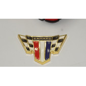 DK Chevrolet Camaro 3M 3D Gold Metal Bagaj Logo - 3