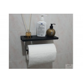 Risingmaber Siyah Metal Havlu Askısı Mutfak Banyo Raflı Havluluk Metal Raflı Havluluk(Koku Hediyeli) - 2