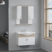 Denko Akyazı 80 cm MDF Alize Banyo Dolabı,Alt Modül ve Lavabo - 2