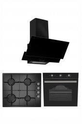 EXEP CITY SİYAH 3LÜ ANKASTRE SET (ED401-EO330-615TD) - 1