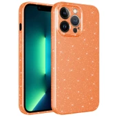 Vendas iPhone 13 Pro Max Uyumlu (13 Pro Max) Koton Serisi Kamera Korumalı Simli Lüks Silikon Kılıf - 7