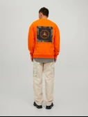JACK JONES Erkek Yuvarlak Yaka Arkası Baskılı Sweatshirt 12229874 thumbnail 6