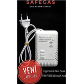 Safegas Gaz Alarm Cihazı Doğalgaz Lpg Dedektörü SG 03 - 1