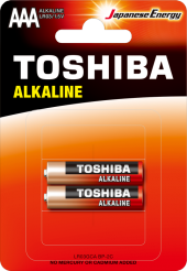 TOSHIBA LR03 BLS. ALK.İNCE 2Lİ - 1