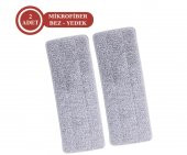 FLORA 2 ADET TRİO TABLET MİKROFİBER YEDEK MOP PASPAS BEZ F405 - 2Lİ - 1