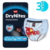 Huggies Drynites  Erkek  4-7 Yaş 17-30 Kg  30 Adet Emici Gece Külodu - 1