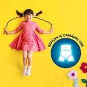 Huggies Drynites Kız 4-7 Yaş 17-30 Kg 30 Adet Emici Gece Külodu - 3