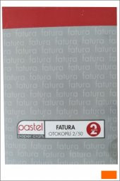 Pastel Fatura Defteri 14x20 cm boyutunda 2/50 A5 Otokopili 2 Nüsha 50 Asıl 50 Suret (144LÜ PAKET) 144 Adet - 1