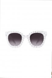 Aqua di Polo 1987  Kadın Beyaz Güneş Gözlüğü APSC003905 thumbnail 2