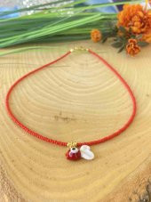 Aksesuar Çarşısı Murano Kırmızı Balık Kolye thumbnail 2