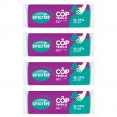 SMARTER 4 LÜ ORTA BOY ÇÖP TORBASI 55x60cm ( ÇÖP POŞETİ ) - 1