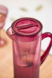 Arkilik Barok 1,5 Lt Mürdüm Sürahi (Buzdolabı Kapak Rafına Sığar) - 3