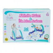 E0633 Aktivite Halısı&İlk Adım Arabası 2IN1 -Mavi ,Birlik - 1