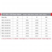 Legend 22U Eco 19 INC Dikili Tip Rack Kabinet 600x600x1120mm Siyah - 3