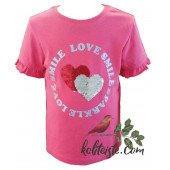 Kız Çocuk Kısa Kollu Payetli T-Shirt 1,5 - 2 Yaş - 1