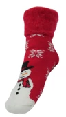 Kadın Kışlık Termal Yılbaşı Temalı Polar Çorap - 2
