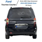 Ford Tourneo Courier Krom Stop Çerçevesi 2 Parça Abs 2014-2023 Model Uyumlu thumbnail 2