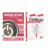 Deneme Deposu TYT Dil Bilgisi Deneme ve AKM Dil Bilgisi Soru Bankası Seti 2 Kitap - 1