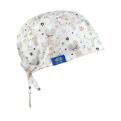 Beyaz Mouse Desenli Ameliyathane Cerrahi Bone - 1