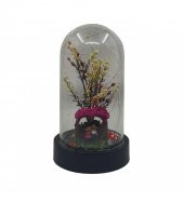 Sevgiliye Aşk Bahçesi Işıklı Teraryum Fanus thumbnail 2