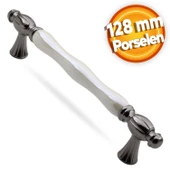 Helmond Lüks Porselen Mobilya Mutfak Çekmece Dolap Dolabı Kulpu Kulbu (128 MM-12.8 CM) Sedef Füme - 1