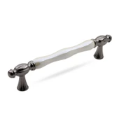 Helmond Lüks Porselen Mobilya Mutfak Çekmece Dolap Dolabı Kulpu Kulbu (128 MM-12.8 CM) Sedef Füme - 4