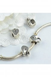 Worldshop PANDORA CHARM BİLEKLİK UYUMLU GÜMÜŞ CHARM - 1