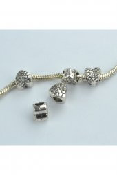 Worldshop PANDORA CHARM BİLEKLİK UYUMLU GÜMÜŞ  CHARM - 2