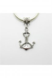 Worldshop PANDORA CHARM BİLEKLİK UYUMLU GÜMÜŞ  CHARM - 1