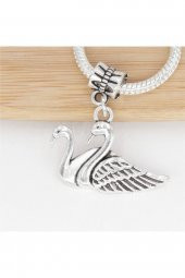 Worldshop PANDORA CHARM BİLEKLİK UYUMLU GÜMÜŞ CHARM - 2